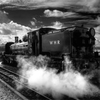 Buy canvas prints of Steaming Clouds by Rob Hawkins