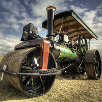 Buy canvas prints of Rolling by steam by Rob Hawkins
