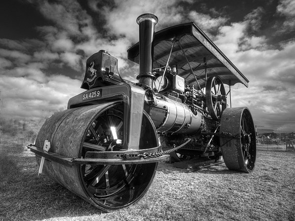 Steam Rolling Picture Board by Rob Hawkins
