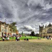 Buy canvas prints of Cathedral Green by Rob Hawkins