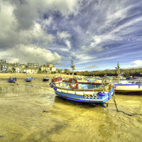 Buy canvas prints of Boats at St Ives by Rob Hawkins