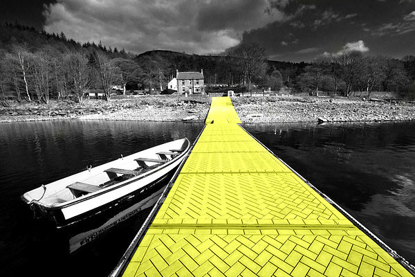 Hello Yellow brick Path Picture Board by Rob Hawkins