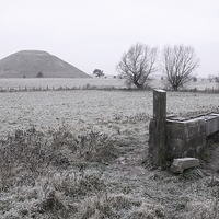 Buy canvas prints of Winter at Silbury Hill by Rob Hawkins