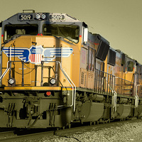 Buy canvas prints of Union Pacific by Rob Hawkins