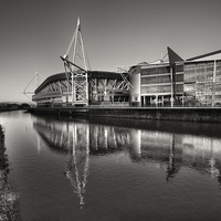 Buy canvas prints of Millennium Stadium Cardiff by Rob Hawkins
