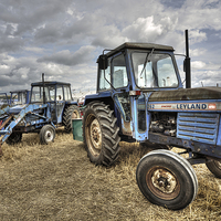 Buy canvas prints of Leyland Tractors by Rob Hawkins