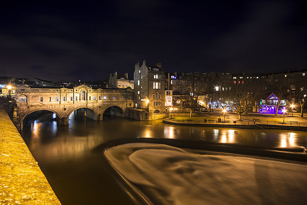 Pulteney Bridge by night Picture Board by Rob Hawkins