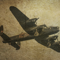 Buy canvas prints of Avro Lancaster by Rob Hawkins