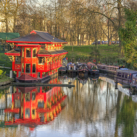 Buy canvas prints of Chinese Reflections by Rob Hawkins