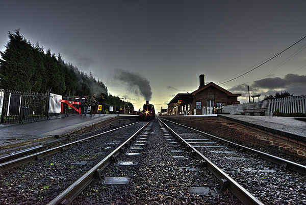 Bishops Lydeard by Dusk Picture Board by Rob Hawkins