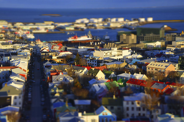 Reykjavik model village Picture Board by Rob Hawkins