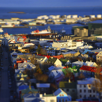Buy canvas prints of Reykjavik model village by Rob Hawkins