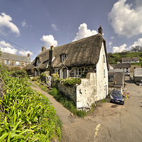 Buy canvas prints of Cadgwith Thatch by Rob Hawkins