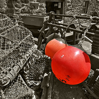 Buy canvas prints of Cadgwith Buoys by Rob Hawkins