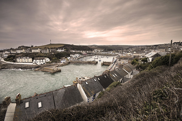 Porthleven Harbour Picture Board by Rob Hawkins