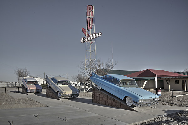 Cadillac RV park Picture Board by Rob Hawkins
