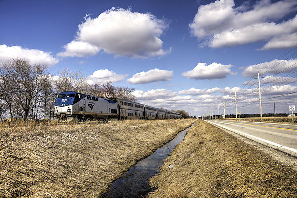 Amtrak 66 Picture Board by Rob Hawkins