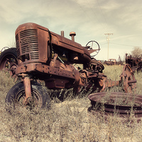 Buy canvas prints of Derelict Marshall by Rob Hawkins