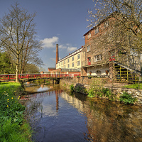 Buy canvas prints of Coldharbour Mill in Spring by Rob Hawkins