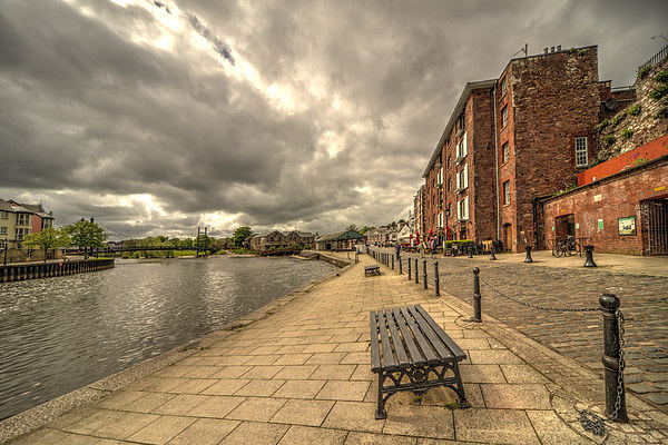 Exeter Quay Picture Board by Rob Hawkins