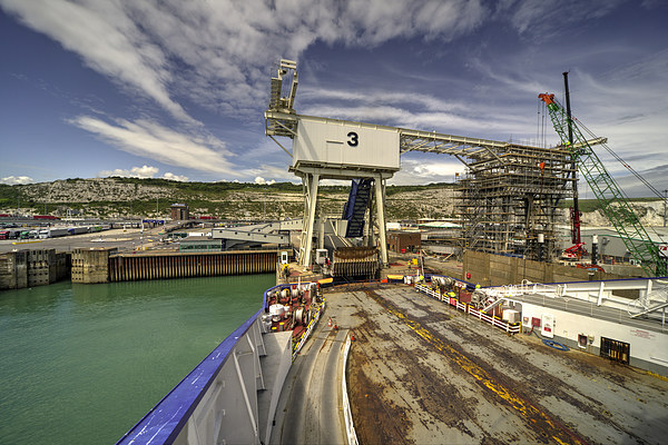 Port of Dover Picture Board by Rob Hawkins