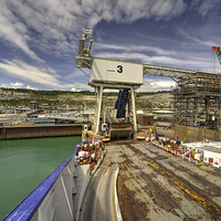 Buy canvas prints of Port of Dover by Rob Hawkins