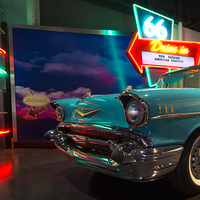Buy canvas prints of Chevy Drive In by Rob Hawkins