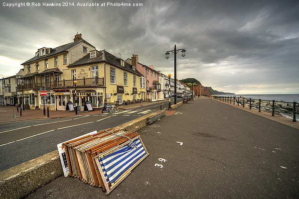 Sidmouth Promenade Picture Board by Rob Hawkins