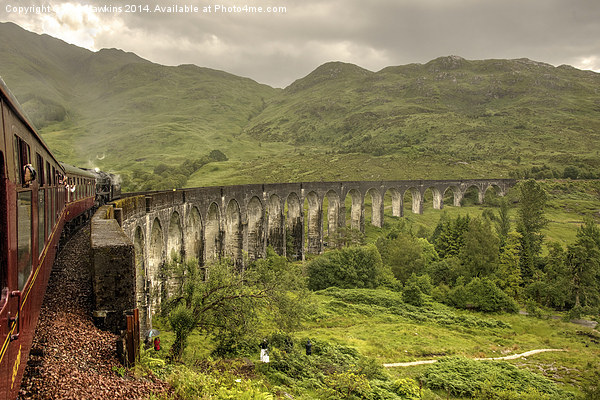 Glenfinian Viaduct Picture Board by Rob Hawkins
