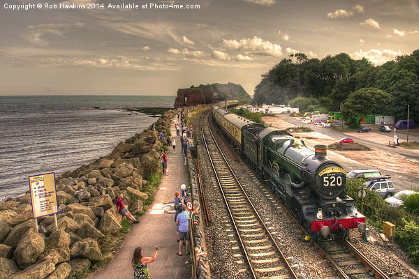  Torbay Express at Dawlish Warren  Picture Board by Rob Hawkins