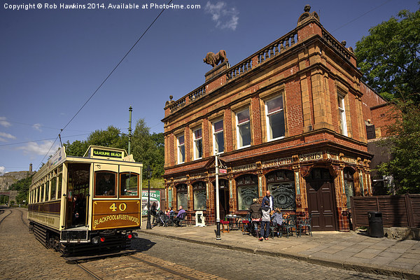  Red Lion Hotel at Crich  Picture Board by Rob Hawkins