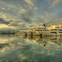 Buy canvas prints of  Rijeka Yachts  by Rob Hawkins