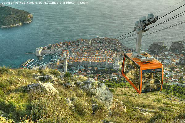  Dubrovnik from Above  Picture Board by Rob Hawkins