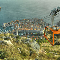 Buy canvas prints of  Dubrovnik from Above  by Rob Hawkins