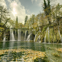 Buy canvas prints of  Plitvice Falls  by Rob Hawkins