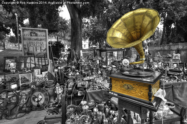  Gramophone  Picture Board by Rob Hawkins