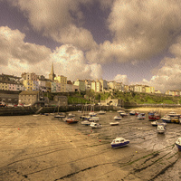 Buy canvas prints of  The Harbour at Tenby  by Rob Hawkins