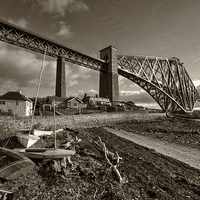 Buy canvas prints of  Forth Rail Bridge  by Rob Hawkins