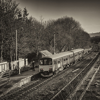 Buy canvas prints of  Departing Yeoford  by Rob Hawkins
