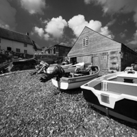 Buy canvas prints of  Cadgwith mono  by Rob Hawkins