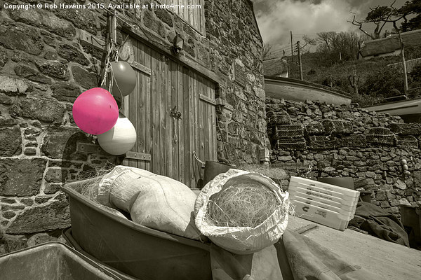  Pink Buoy  Picture Board by Rob Hawkins