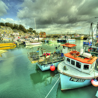 Buy canvas prints of  Padstow Colours  by Rob Hawkins