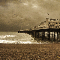 Buy canvas prints of  Brighton Grand Pier  by Rob Hawkins
