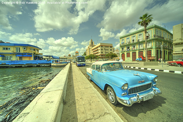  Havana Chevy  Picture Board by Rob Hawkins