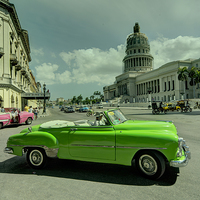 Buy canvas prints of  Capitol Convertable  by Rob Hawkins