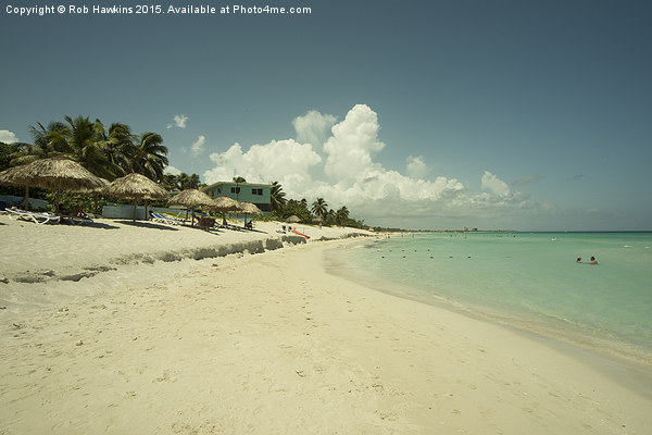  The Beach at Varadero  Picture Board by Rob Hawkins