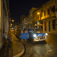 Buy canvas prints of  Night Taxi  by Rob Hawkins