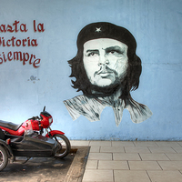Buy canvas prints of  Che Bike  by Rob Hawkins
