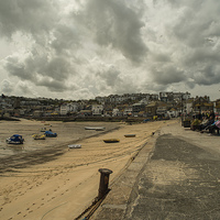 Buy canvas prints of  Stormy St Ives  by Rob Hawkins