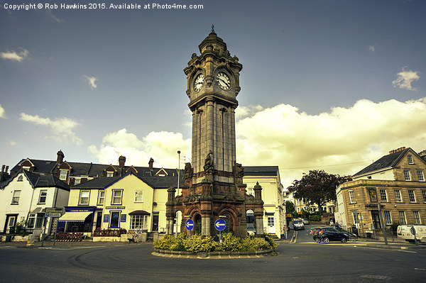  Exeter Clock Tower  Picture Board by Rob Hawkins